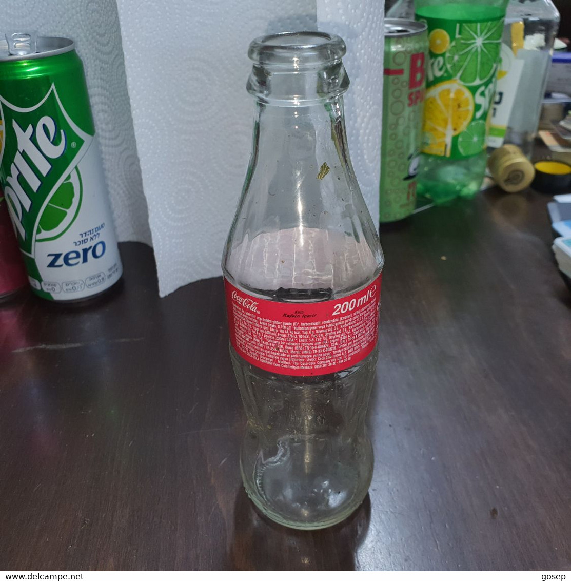 Turkey-coca Cola-glass Bottle-(200mil)-used - Bottiglie