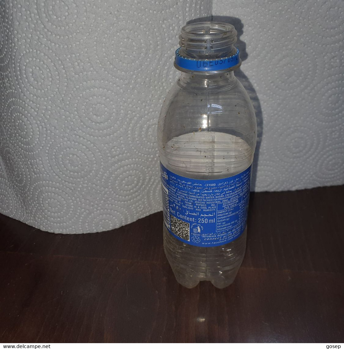 Palestine-Gaza-pepsi Cola-(250mil)-used - Bottles