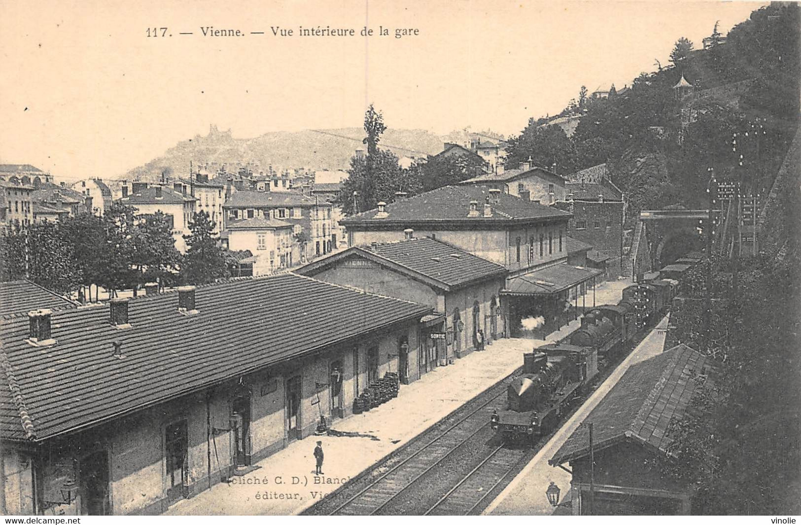 21-4478 : VIENNE. LA GARE DE CHEMIN DE FER - Vienne