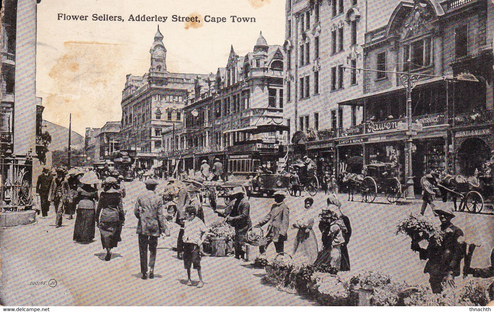 CPA - Afrique Du Sud - SOUTH AFRICA - CAPE TOWN - LE CAP - Flower Sellers - Adderley Street - Zuid-Afrika