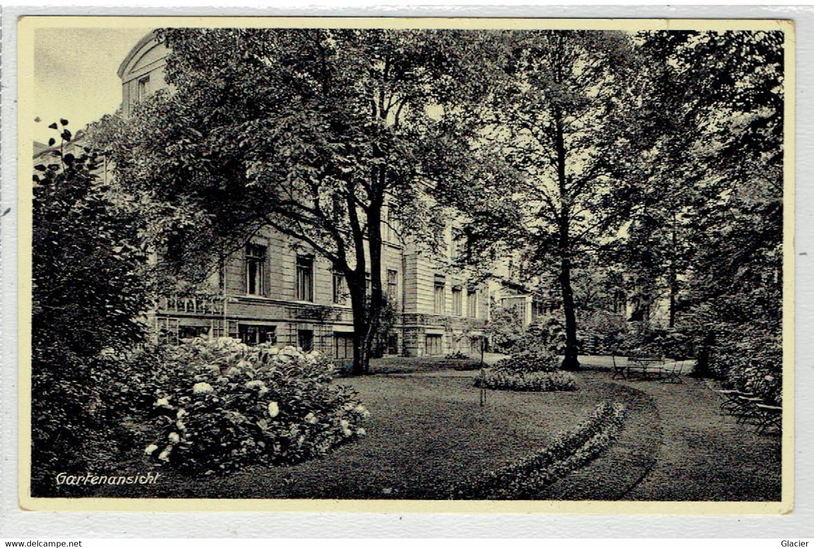 BERLIN - LICHTERFELDE - OST - Graf Botho Schwerin-Krankenhaus - Gartenansicht - Lichterfelde