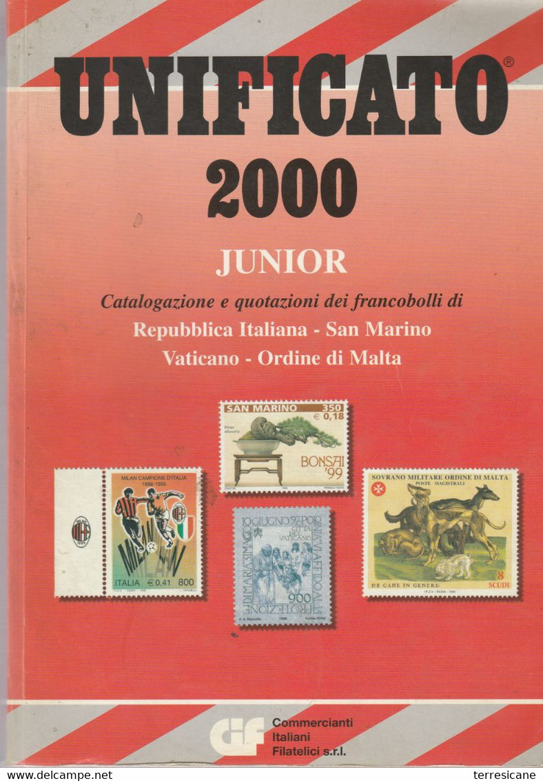 CIF UNIFICATO 2000 JUNIOR REPUBBLICA SAN MARINO VATICANO ORDINE DI MALTA - Italië