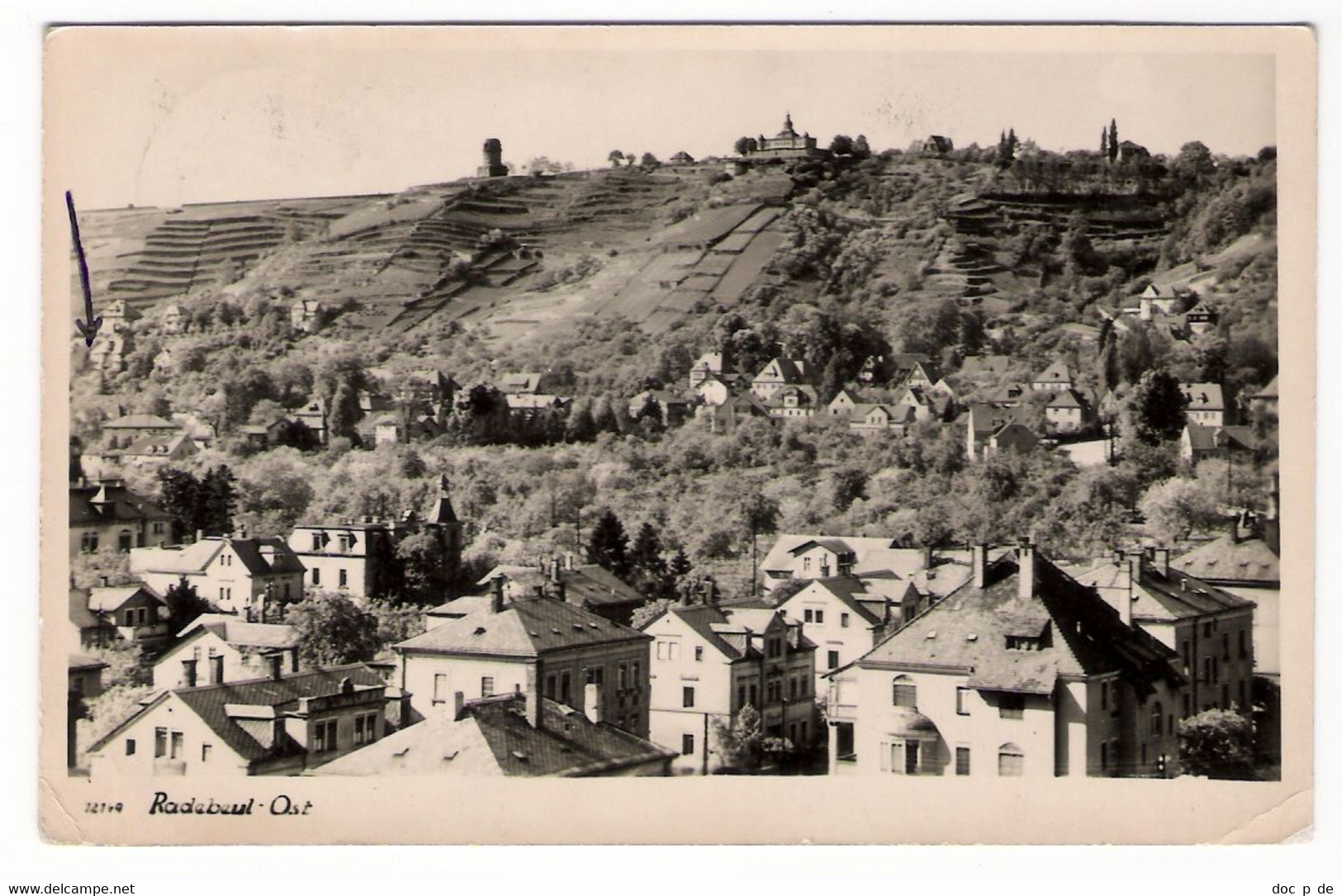 Deutschland - Radebeul Ost  - 1954 - Alte Ortsansicht - Radebeul