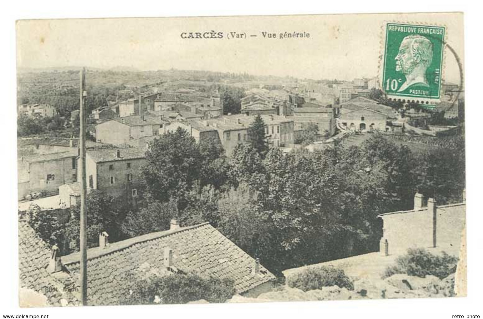 Cpa Var - Carcès - Vue Générale - Carces