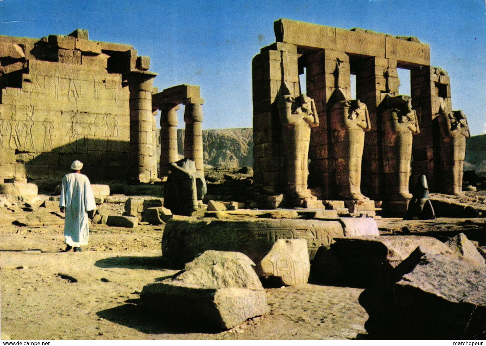 EGYPTE - LE TEMPLE DE RAMSTUM (LOUXOR) - Temples D'Abou Simbel