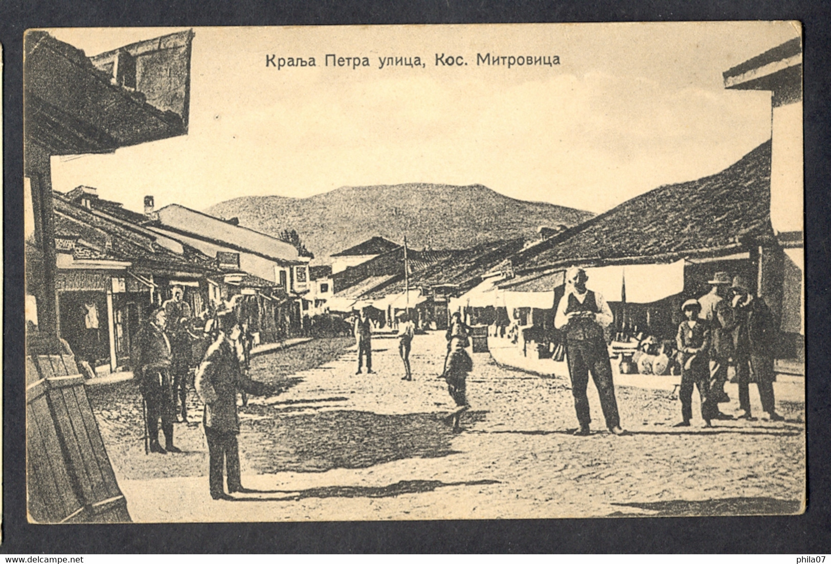 KOSOVO, Serbia - Kosovska Mitrovica, Ulica Kralja Petra / Postcard Circulated - Kosovo
