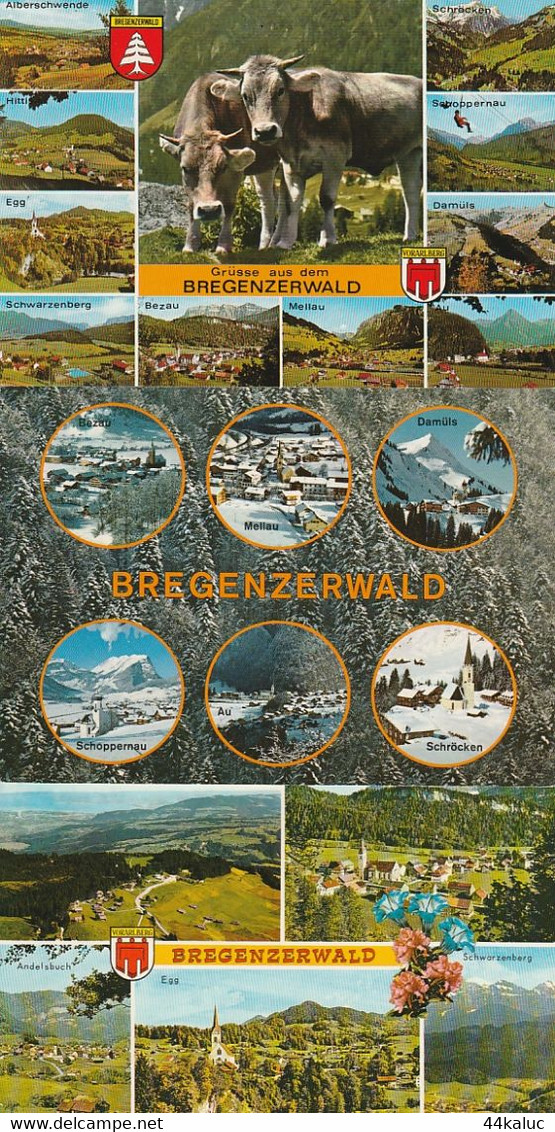 Un Lot De 10 Cartes Postales De BREGENZERWALD - Bregenzerwaldorte