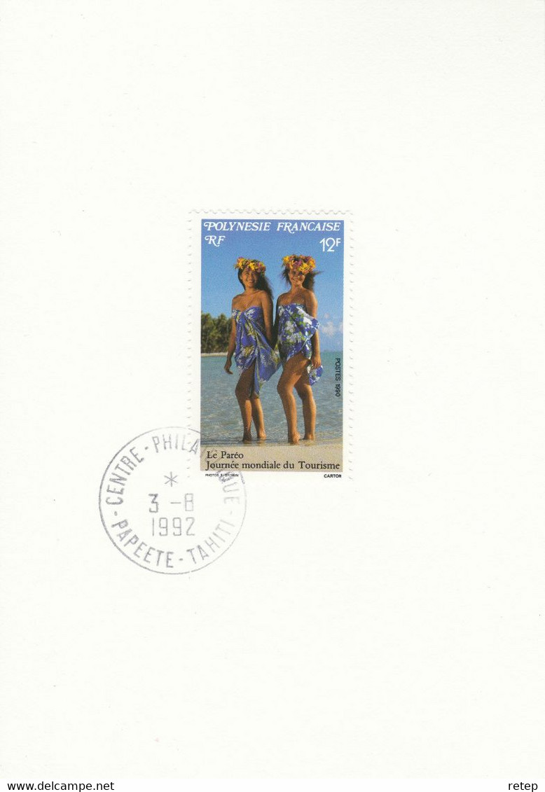 Frans Polynesië 1992, 'Werelddag Van Het Tourisme' - Oblitérés