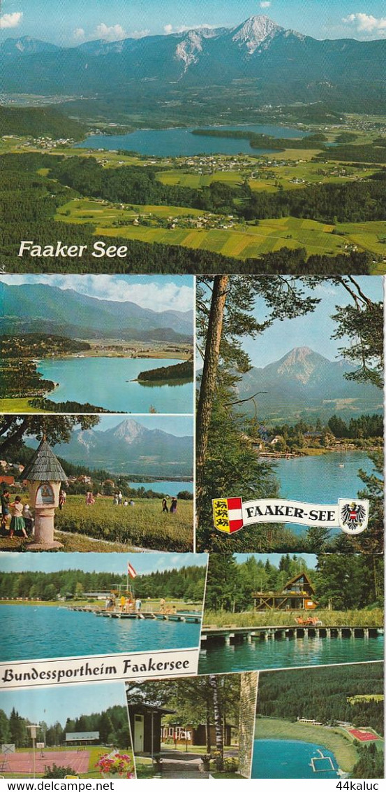 Un Lot De 10  Cartes Postales De FAAKER SEE - Faakersee-Orte