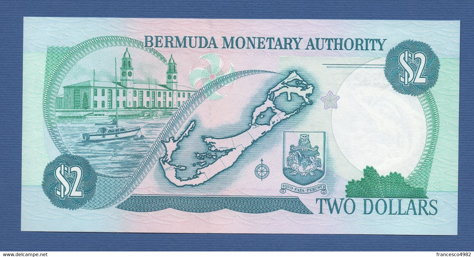 BERMUDA - P.40Ab – 2 DOLLARS 1997  UNC Prefix B/4 - Bermudas