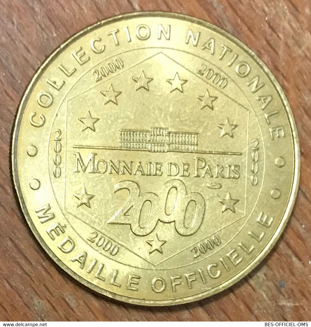 62 BOULOGNE SUR MER LIONS DE MER NAUSICAÀ MDP 2000 MEDAILLE MONNAIE DE PARIS JETON TOURISTIQUE MEDALS COINS TOKENS - 2000