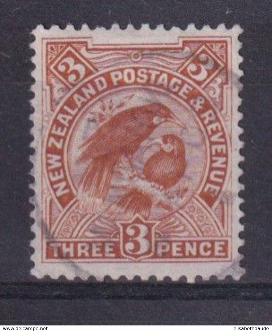 NEW ZEALAND - 1907 - YVERT N°130 OBLITERE - COTE = 20 EUR. - - Used Stamps