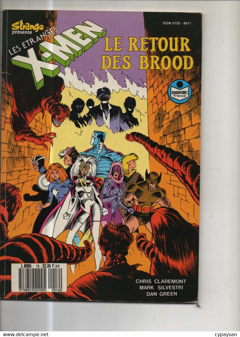 X-Men X Men 16 Le Retour Des Brood EO BE Semic 01/1990  (BI4) - X-Men