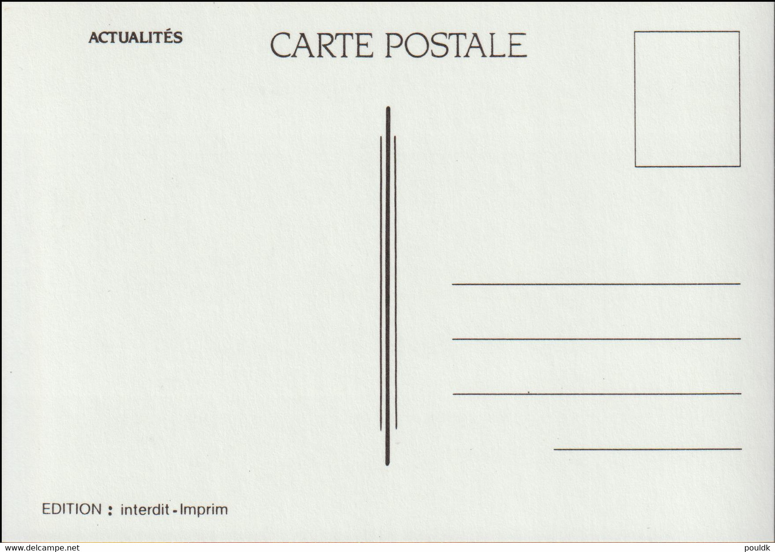 France Postcard 1992 Albertville Olympic Games - Mint (G125-11) - Inverno1992: Albertville