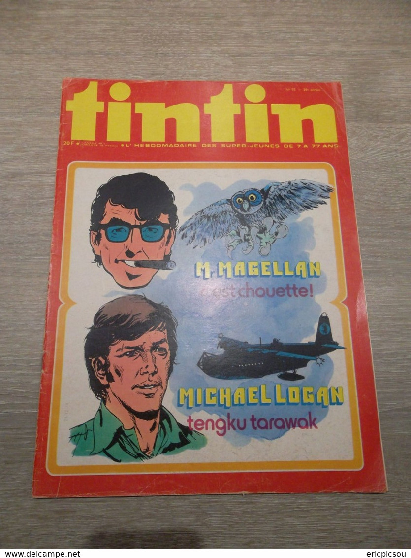 Tintin ( Magazine L'hebdomadaire ) 1974 N°52 - Tintin