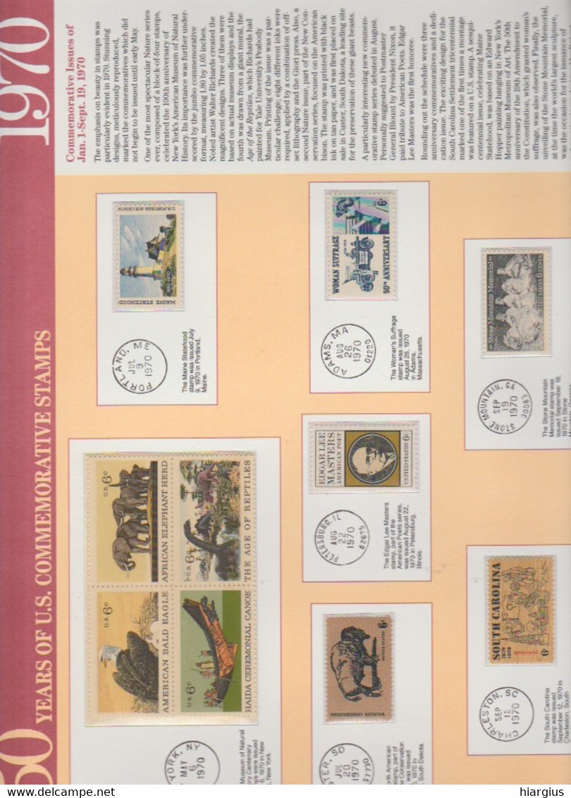 USA-Collection Of MNH, Period 1969-1988- - Años Completos