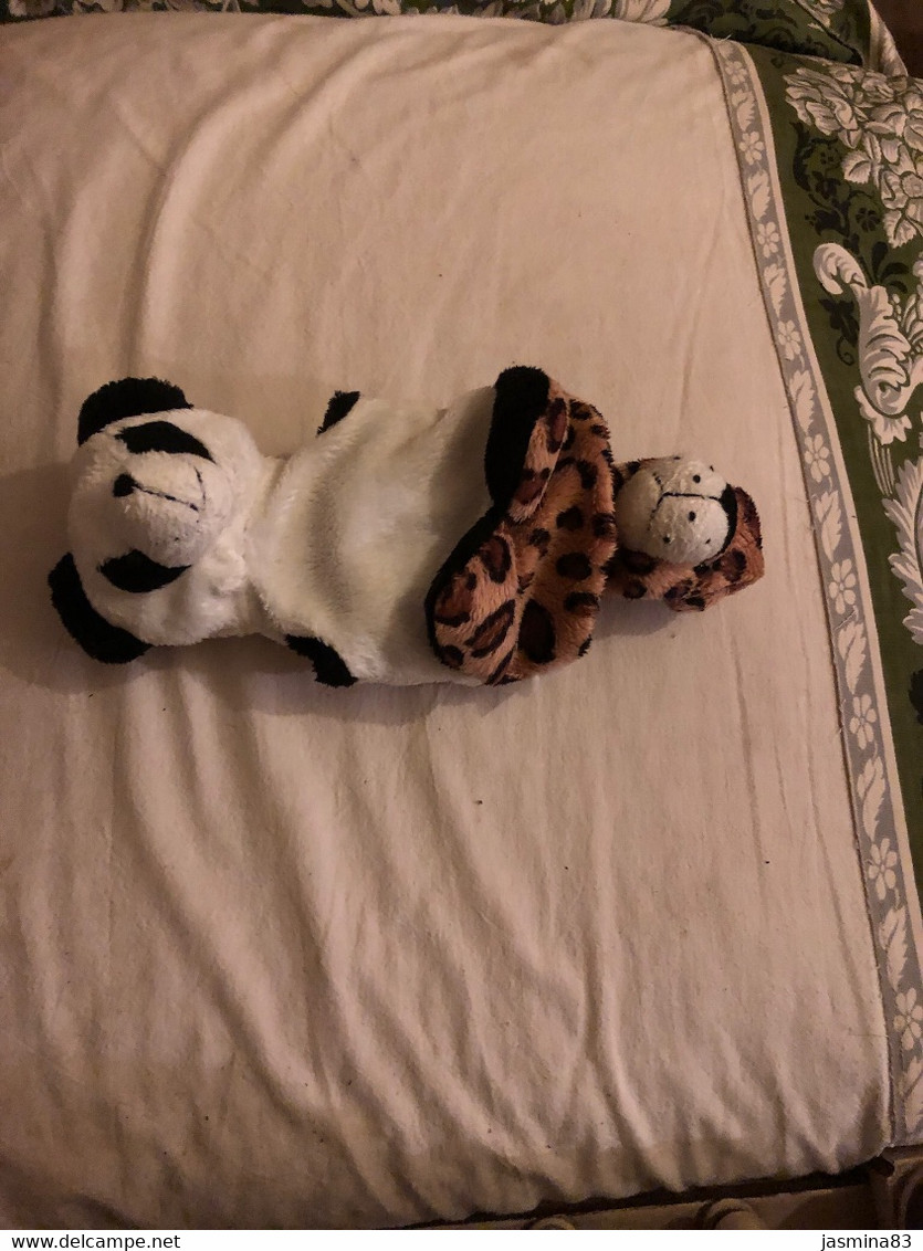 Drôle De Peluche Tigre Et Ourson En Même Temps - Cuddly Toys