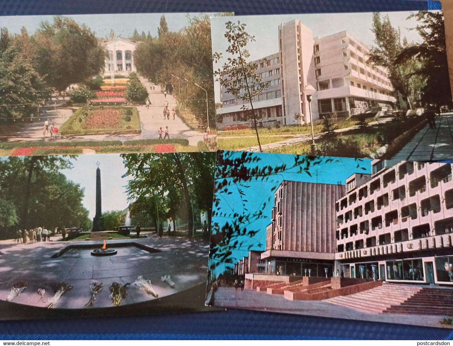 KYRGYZSTAN. Bishkek Capital (Frunze) 15 Postcards Lot  USSR PC 1978 - Kirghizistan