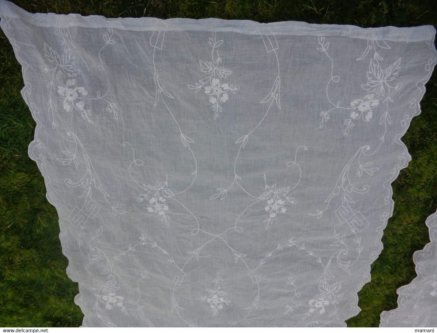 2  Rideau -voilage Cornely 1.35 X 3 Metres Vintage - Tendine