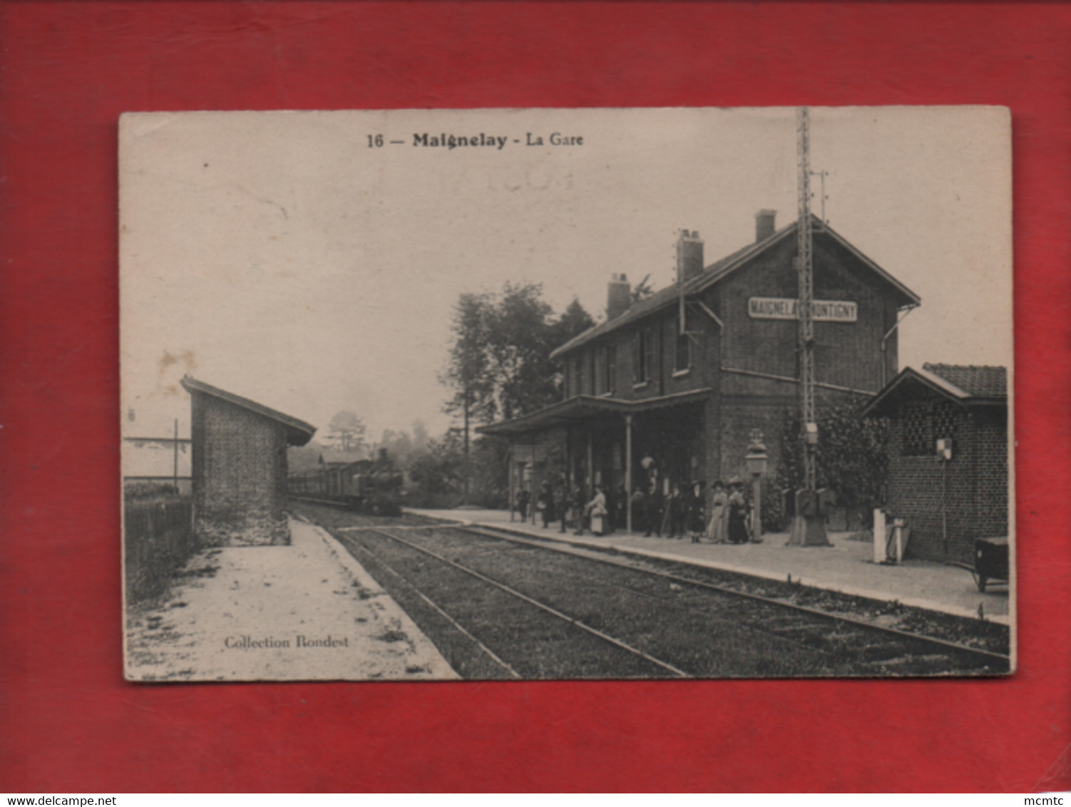 CPA -  Maignelay  -(Oise) - La Gare - Maignelay Montigny