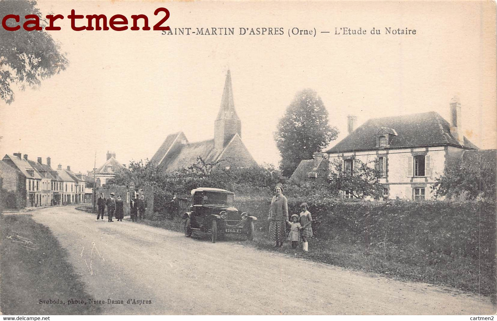 SAINT-MARTIN-D'ASPRES L'ETUDE DU NOTAIRE AUTOMOBILE NOTARIALE METIER 61 ORNE - Sonstige & Ohne Zuordnung