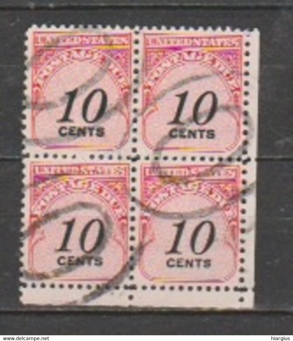 USA - Scott # J 93  - Unused..& Used And J98-Block Of 4 Stamps. - Strafport