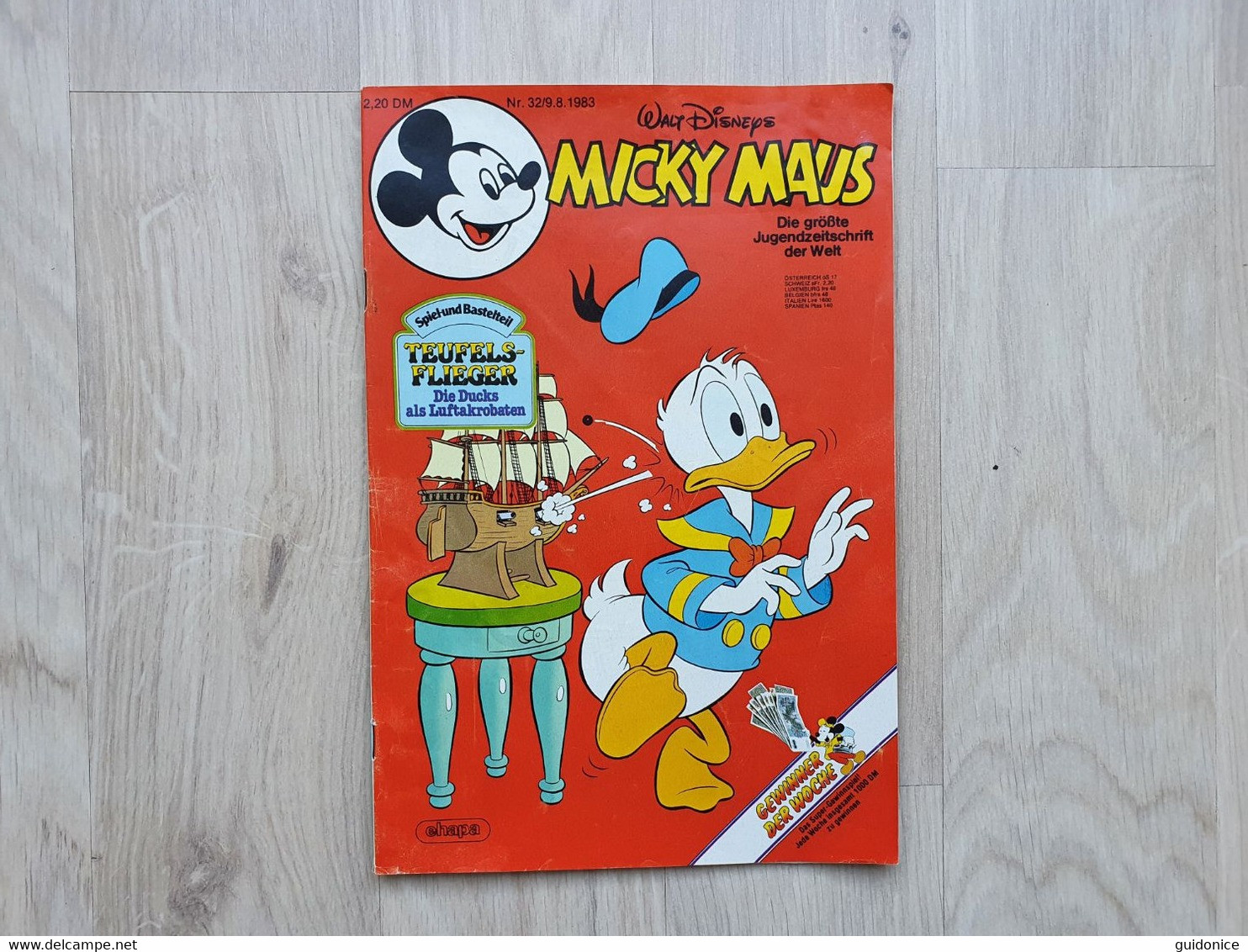 Micky-Maus-Heft Nr. 32 Von 1983 - Walt Disney