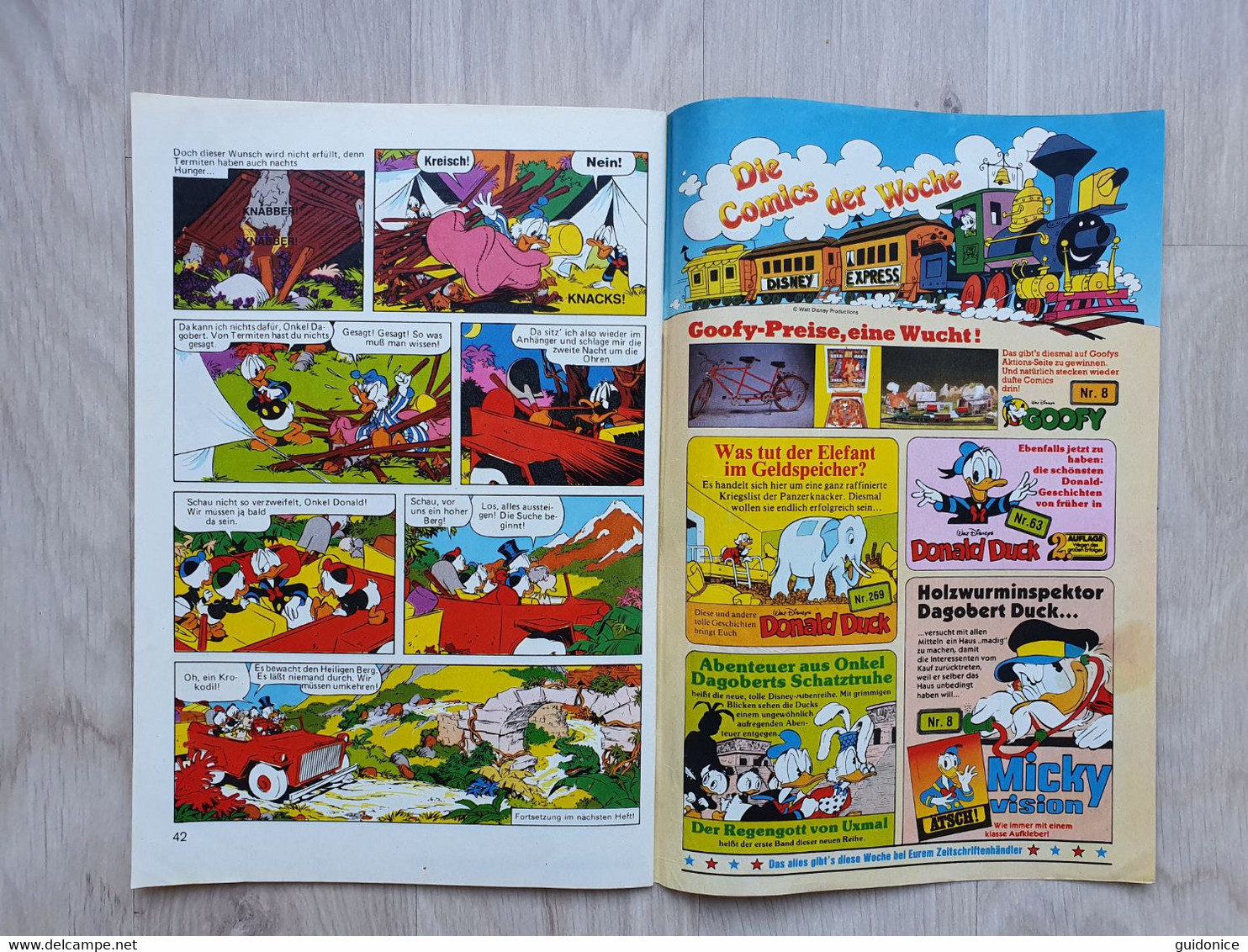 Micky-Maus-Heft Nr. 32 Von 1983 - Walt Disney