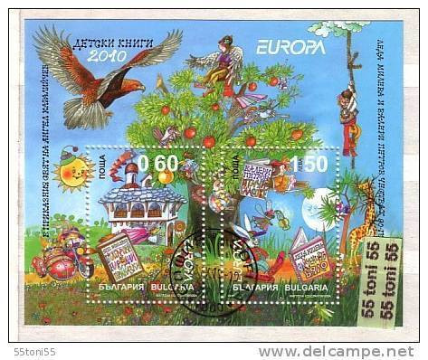 2010  EUROPE -Cept ( Children's Books - Folk Tales)  S/S -used/oblitere (O) BULGARIA / BULGARIE - Usados