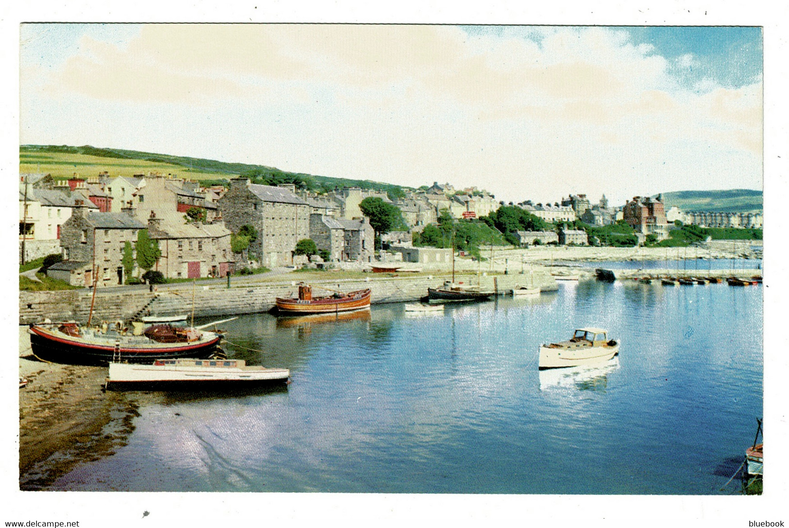 Ref 1470 - Postcard - The Harbour Port St Mary - Isle Of Man - Ile De Man