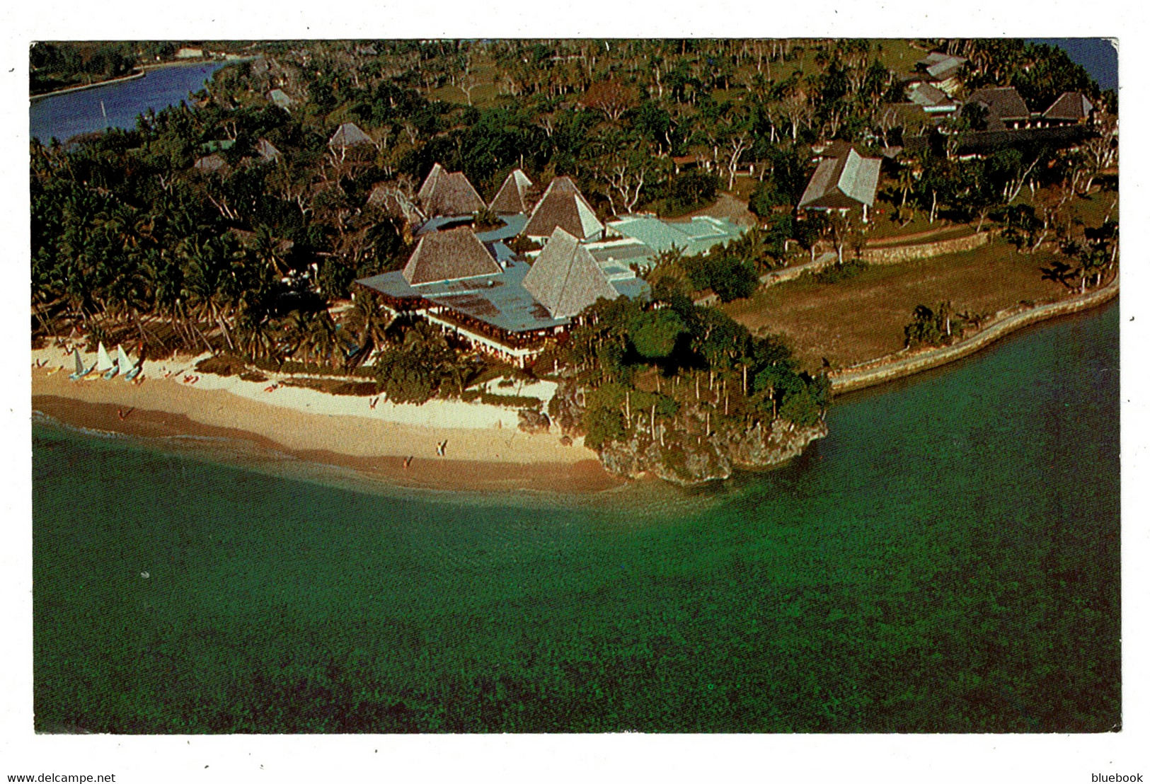 Ref 1470 - 1978 Fiji Postcard - The Fijian Resort Hotel Yanuca Island - 12c Rate To UK - Fiji
