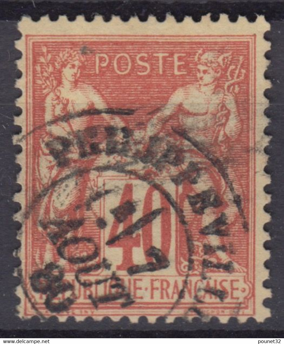 FRANCE CLASSIQUE : SAGE N° 70 OBLITERATION PHILIPPEVILLE ALGERIE DU 7 AOUT 80 - 1876-1878 Sage (Type I)