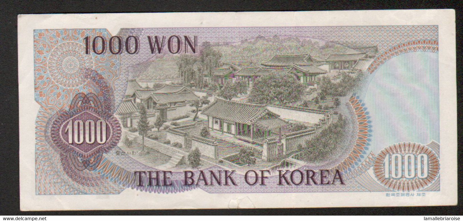 Coree, Korea, Billet De 1000 Won - Korea, Zuid