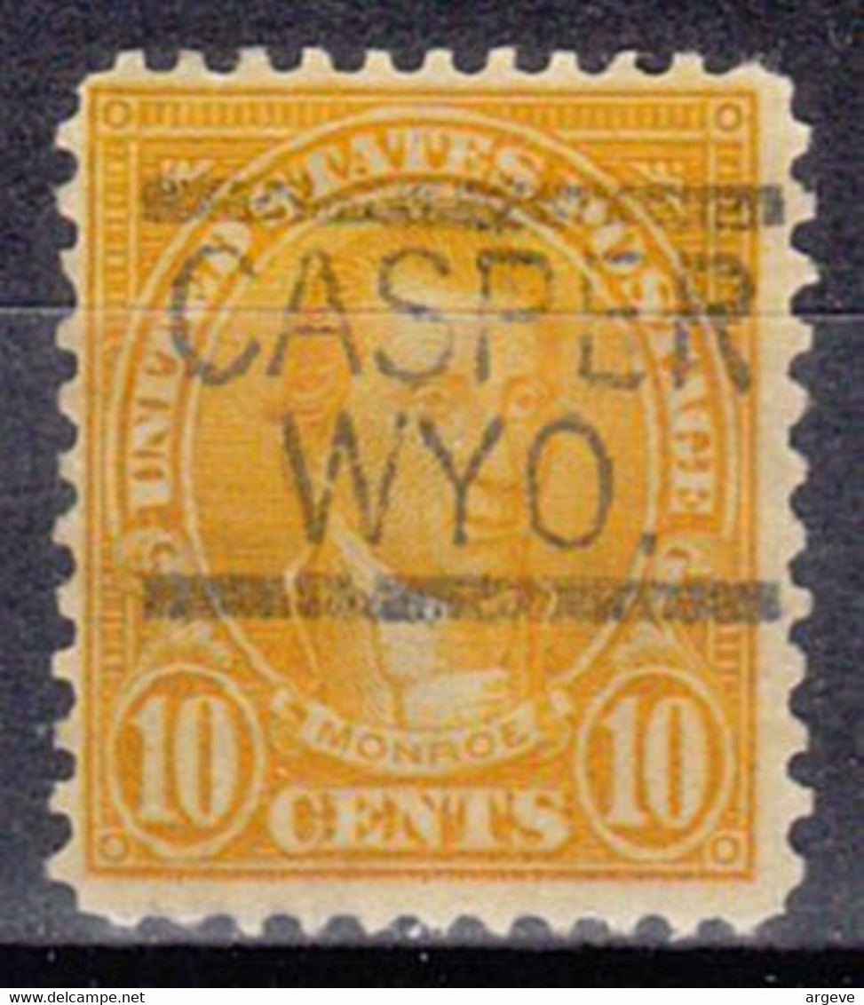 USA Precancel Vorausentwertung Preo, Locals Wyoming, Caspar 642-547 - Voorafgestempeld