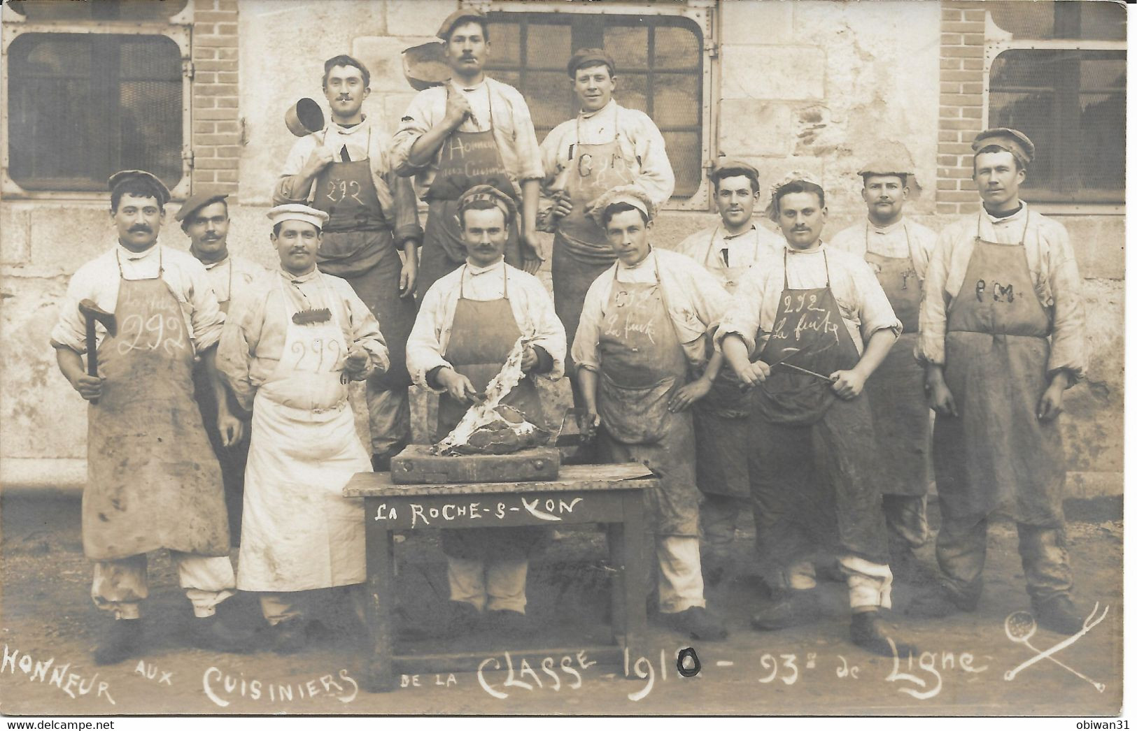 CPA - France - (85) Vendée - La Roche-Sur-Yon - Carte Photo - Cuisiniers Du 93ième Régiment D'Infanterie - La Roche Sur Yon