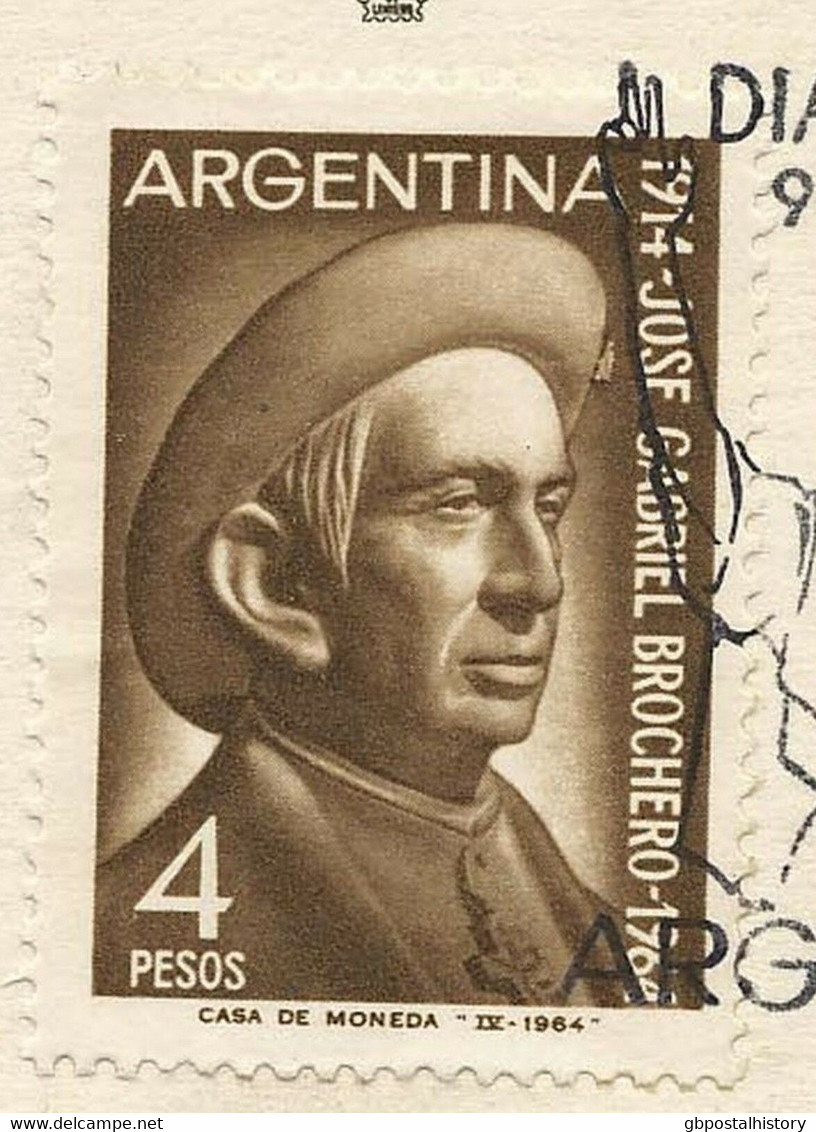 ARGENTINIEN 1964 50. Todestag Von Pater José Gabriel Brochero ABART Maximumkarte - FDC