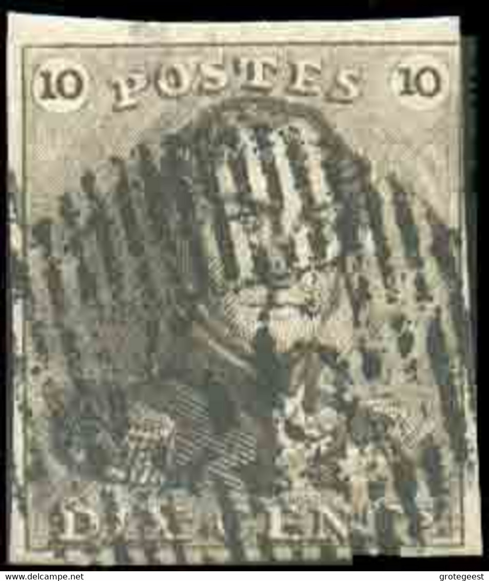 N°1 - Epaulette 10 Centimes Brune, Belle Obl. D.56 WALCOURT centrale Et Droite. - TB - 17296 - 1849 Mostrine