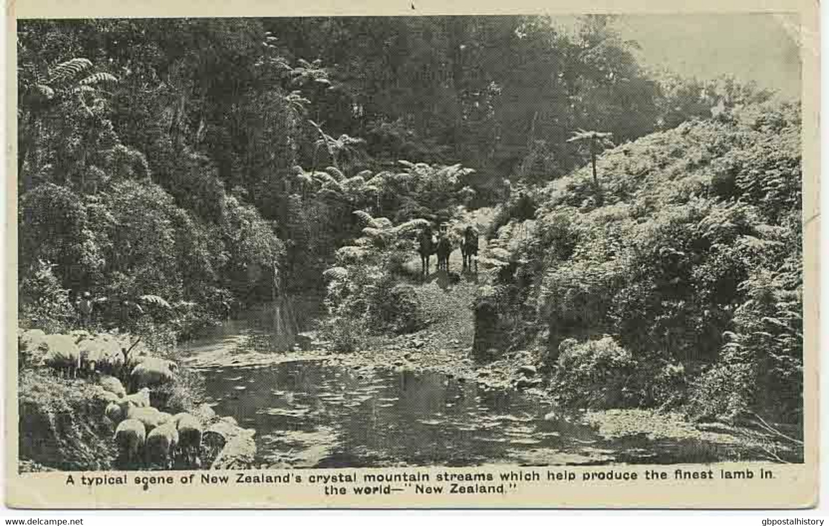 NEW ZEALAND 1930 Mint B/w RP Pc New Zealand's Crystal Mountain Streams - Nouvelle-Zélande