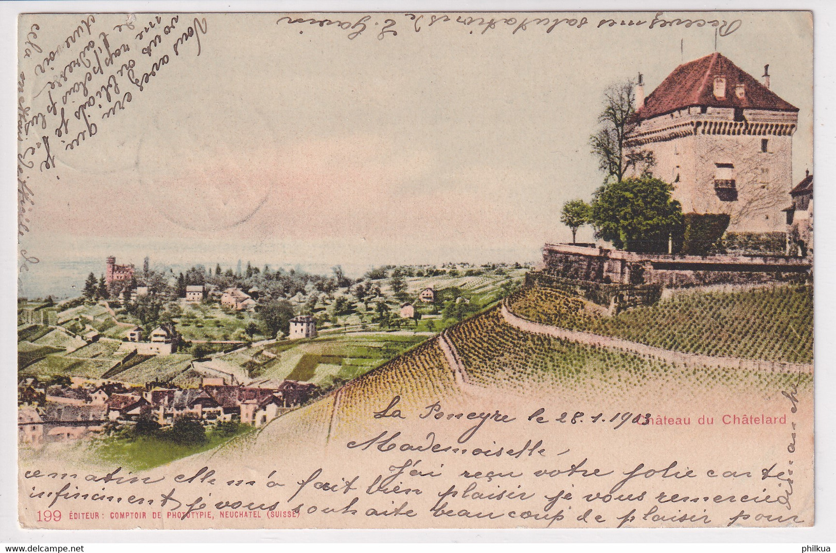 Château Du Châtelard - Gelaufen Tour De Peilz Nach Chavornay - Chavornay