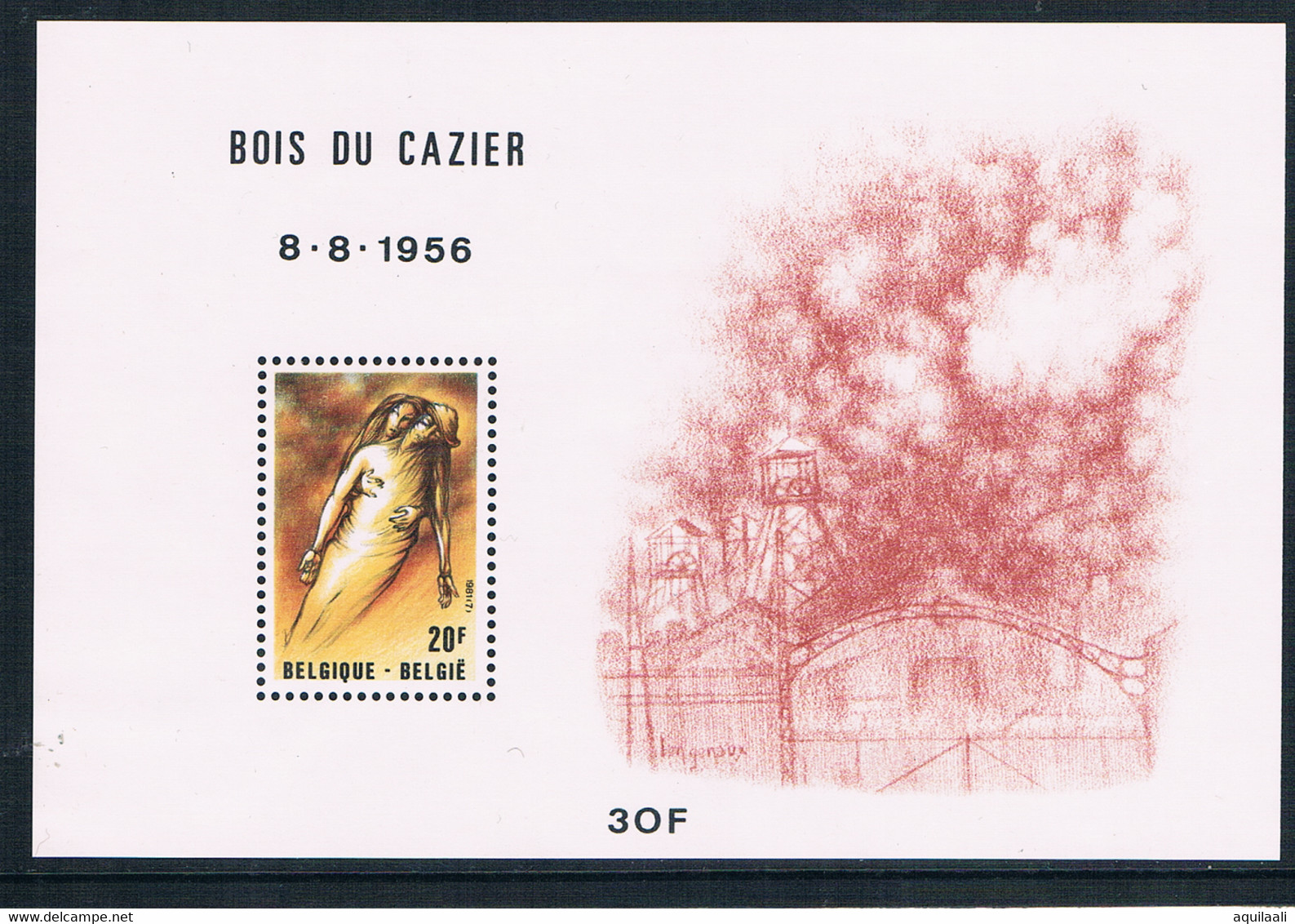 BELGIO - 1981. MINIFOGLIO "BOIS DU CASIER". NUOVO ** - Sonstige & Ohne Zuordnung