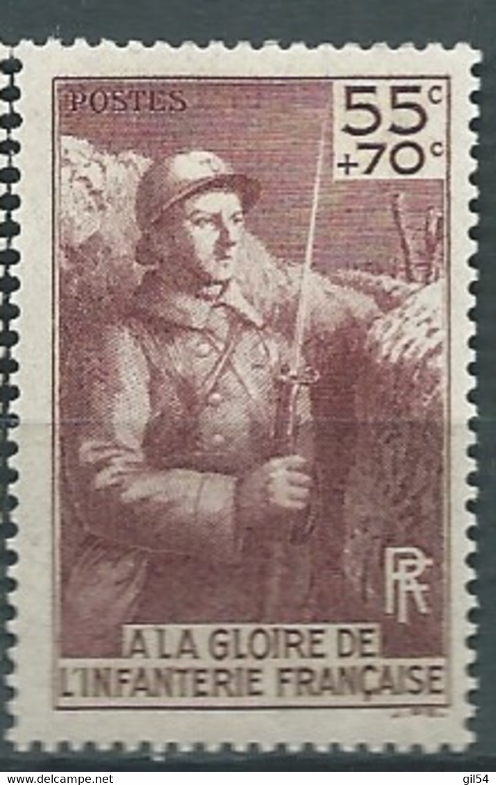 France Yvert N° 386 * Trace De Charnière  - AA 17404 - Unused Stamps