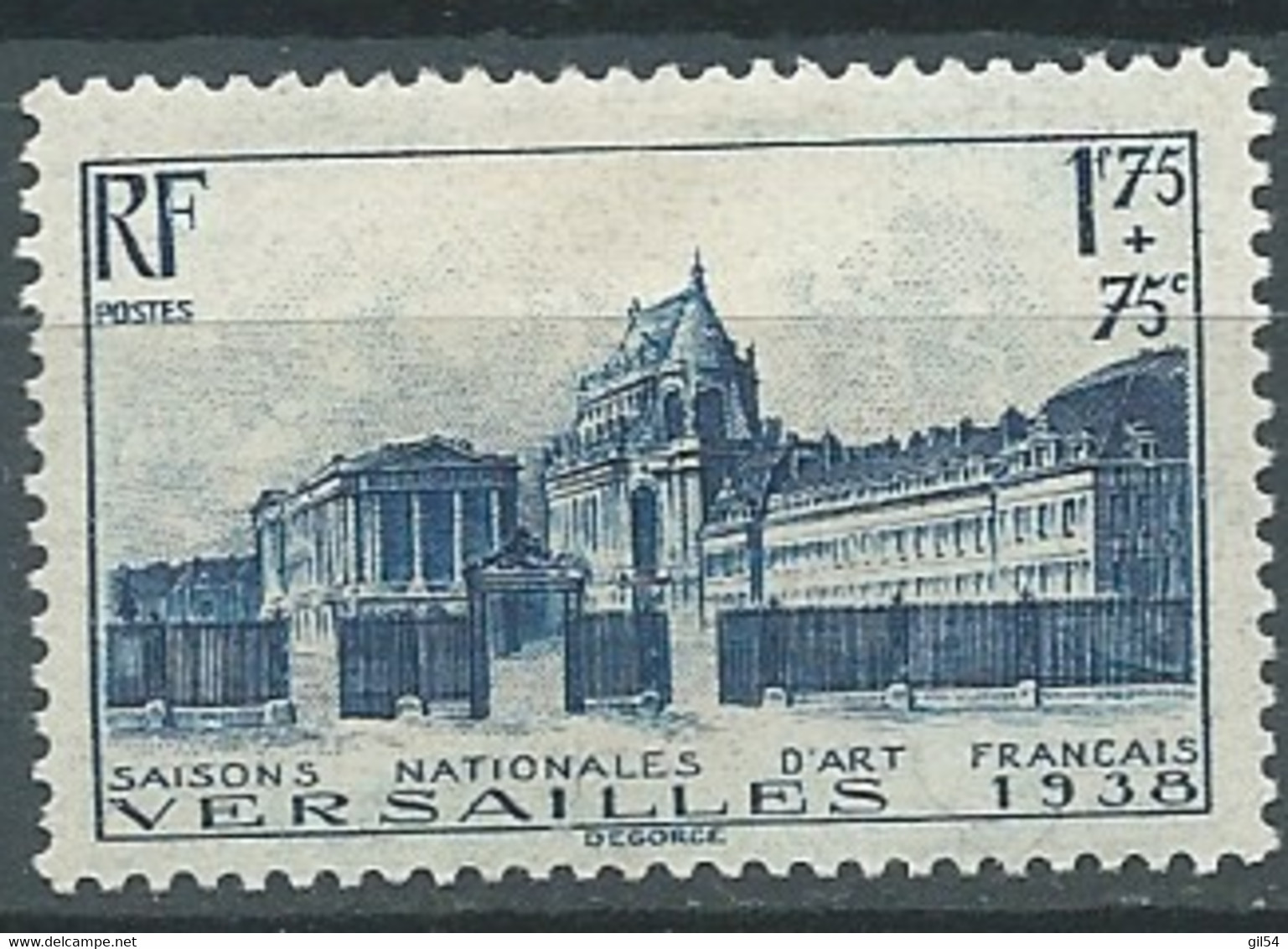 France Yvert N°   379 *  Trace De Charniere  - AA 17442 - Neufs