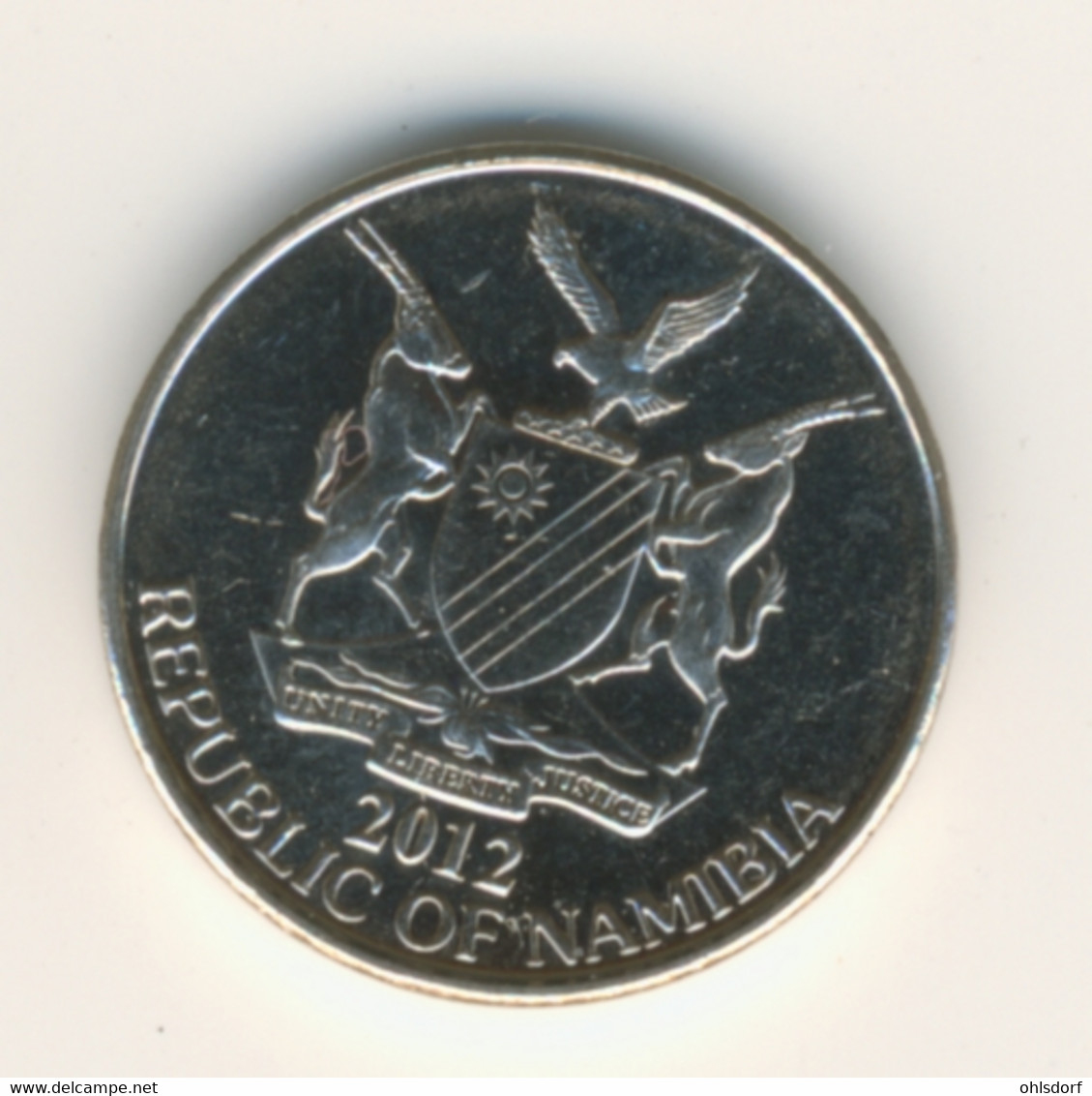 NAMIBIA 2012: 5 Cents, KM 1 - Namibia