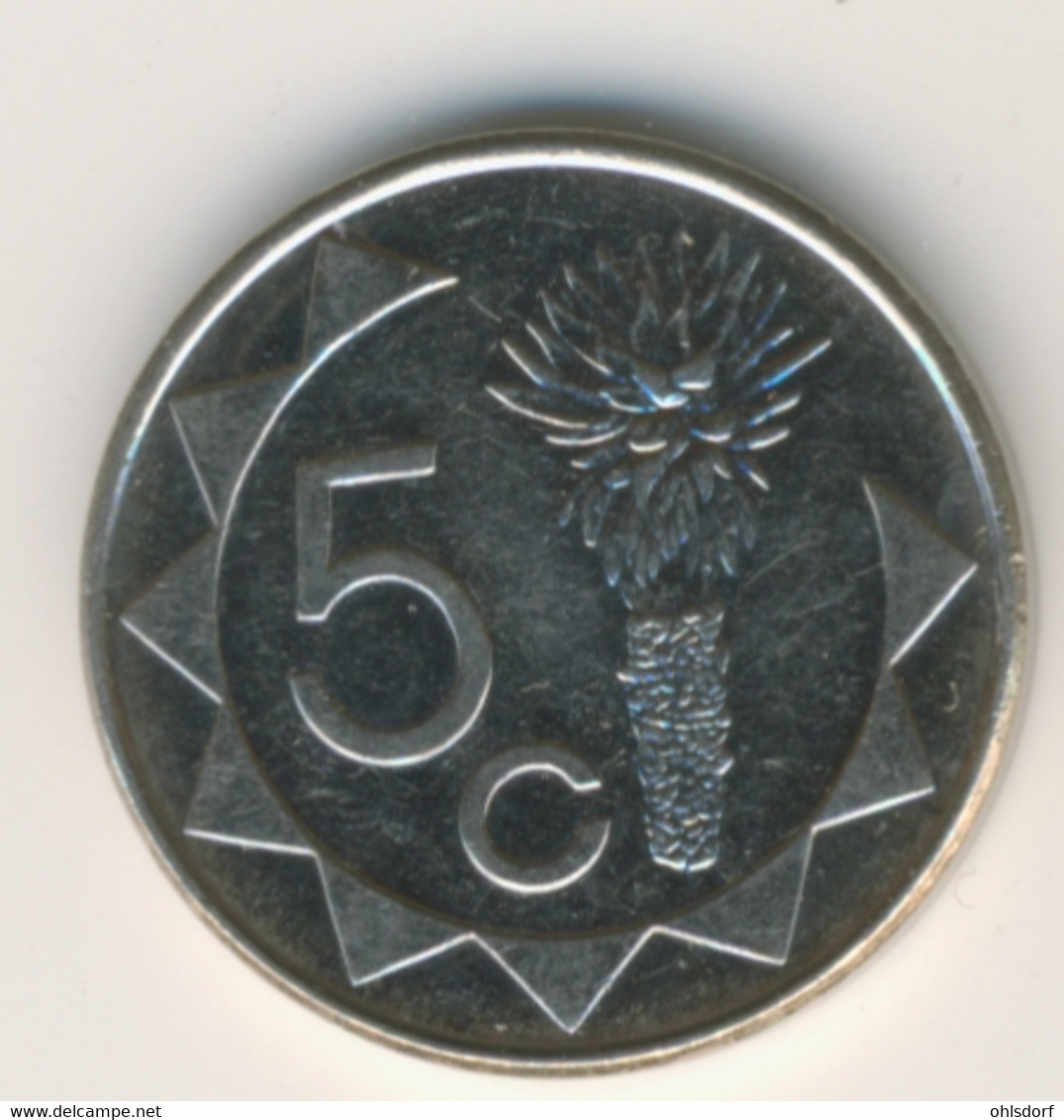 NAMIBIA 2012: 5 Cents, KM 1 - Namibia