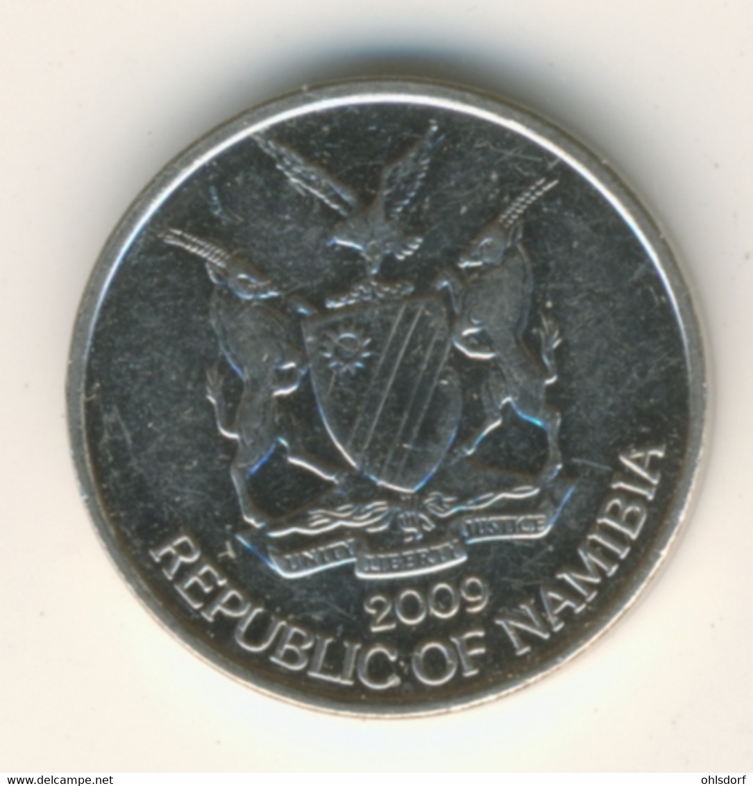 NAMIBIA 2009: 5 Cents, KM 1 - Namibia