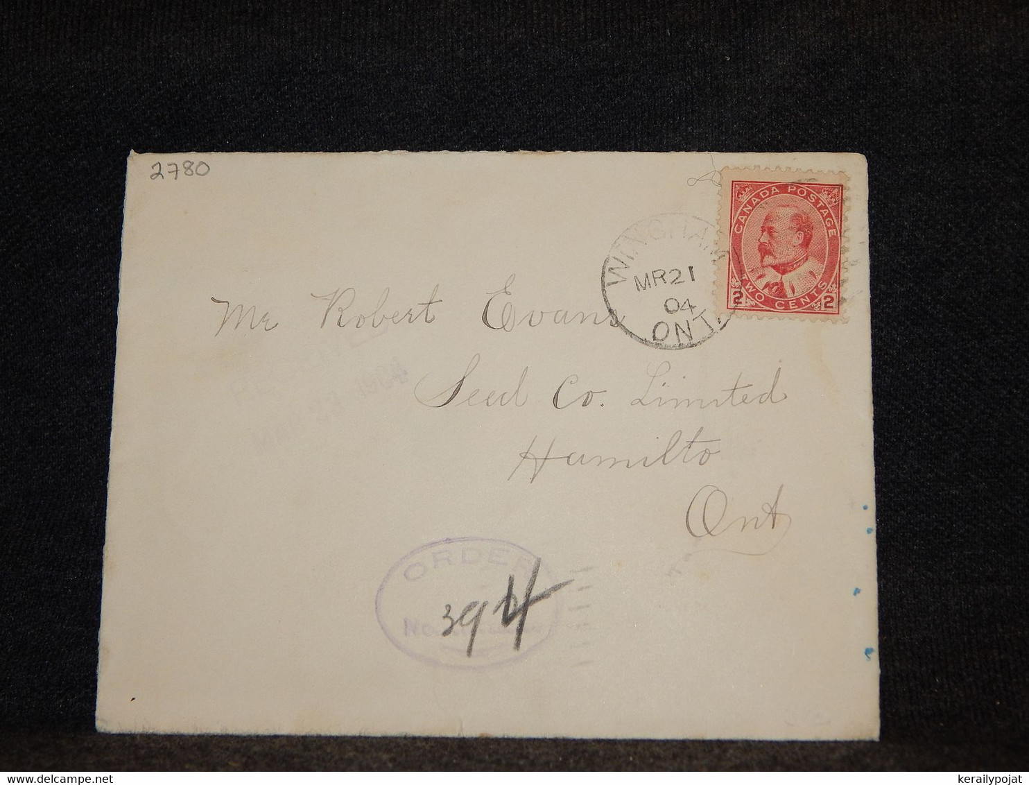 Canada 1904 Wingham Cover__(2780) - Storia Postale