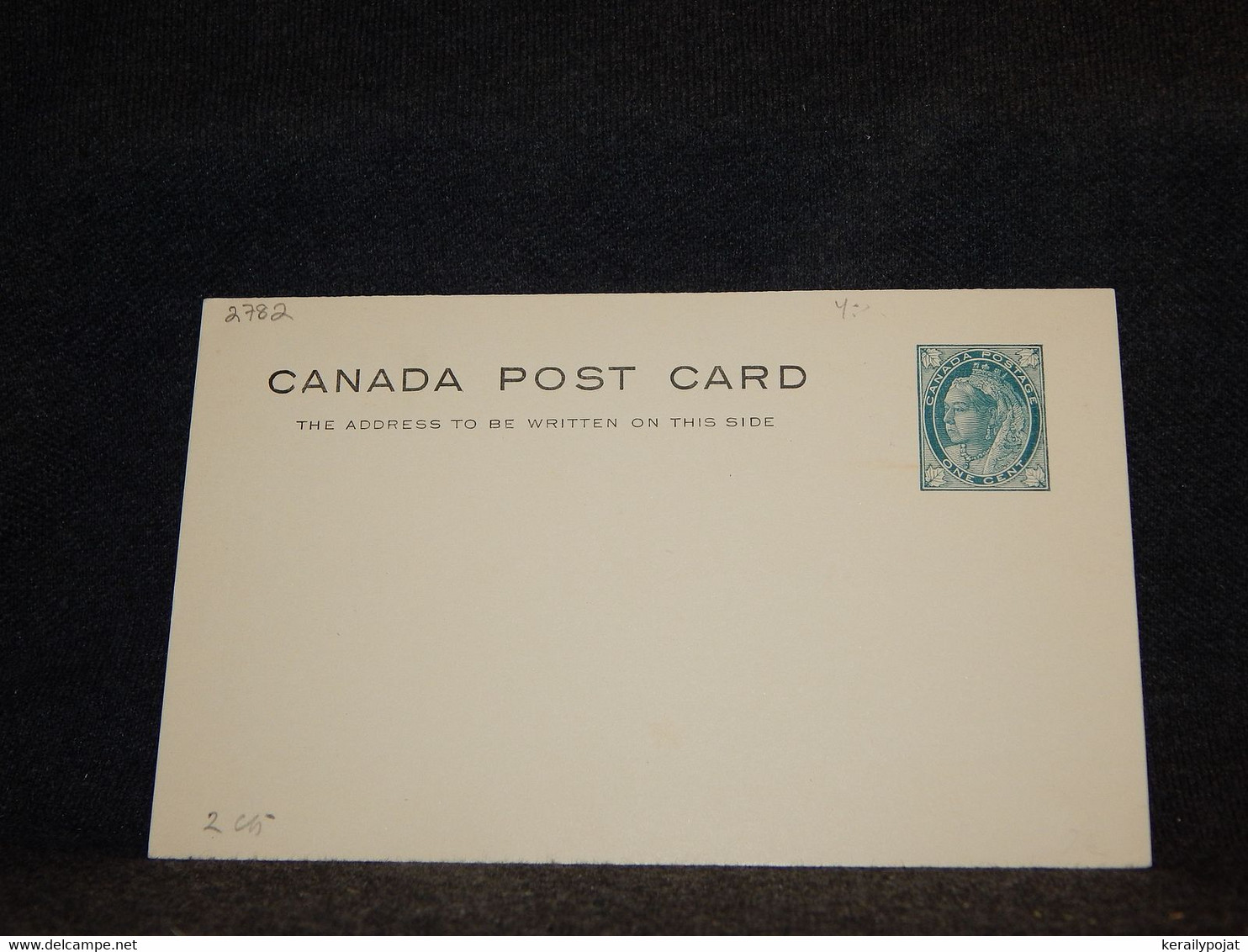 Canada 1c Green Unused Stationery Card__(2782) - 1860-1899 Reign Of Victoria