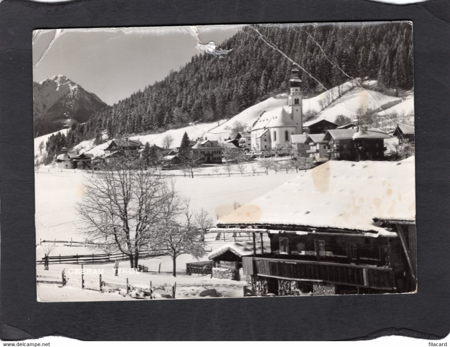 99669    Austria,   Oberau,  Tyrol,  VG  1961 - Wildschönau