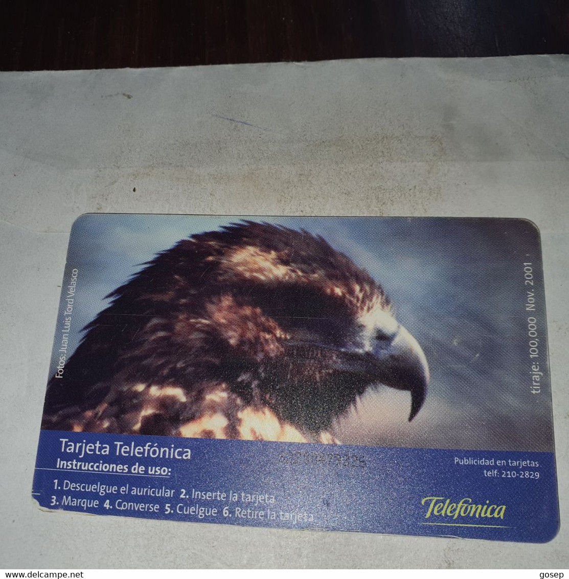 Peru-(per-te-chp-0078c)-apurimac Buteo-(46)(s/.20+2 Soles)-(s2200479326)-(tirage-100.000)-used Card+1cars Prepiad,free - Adler & Greifvögel