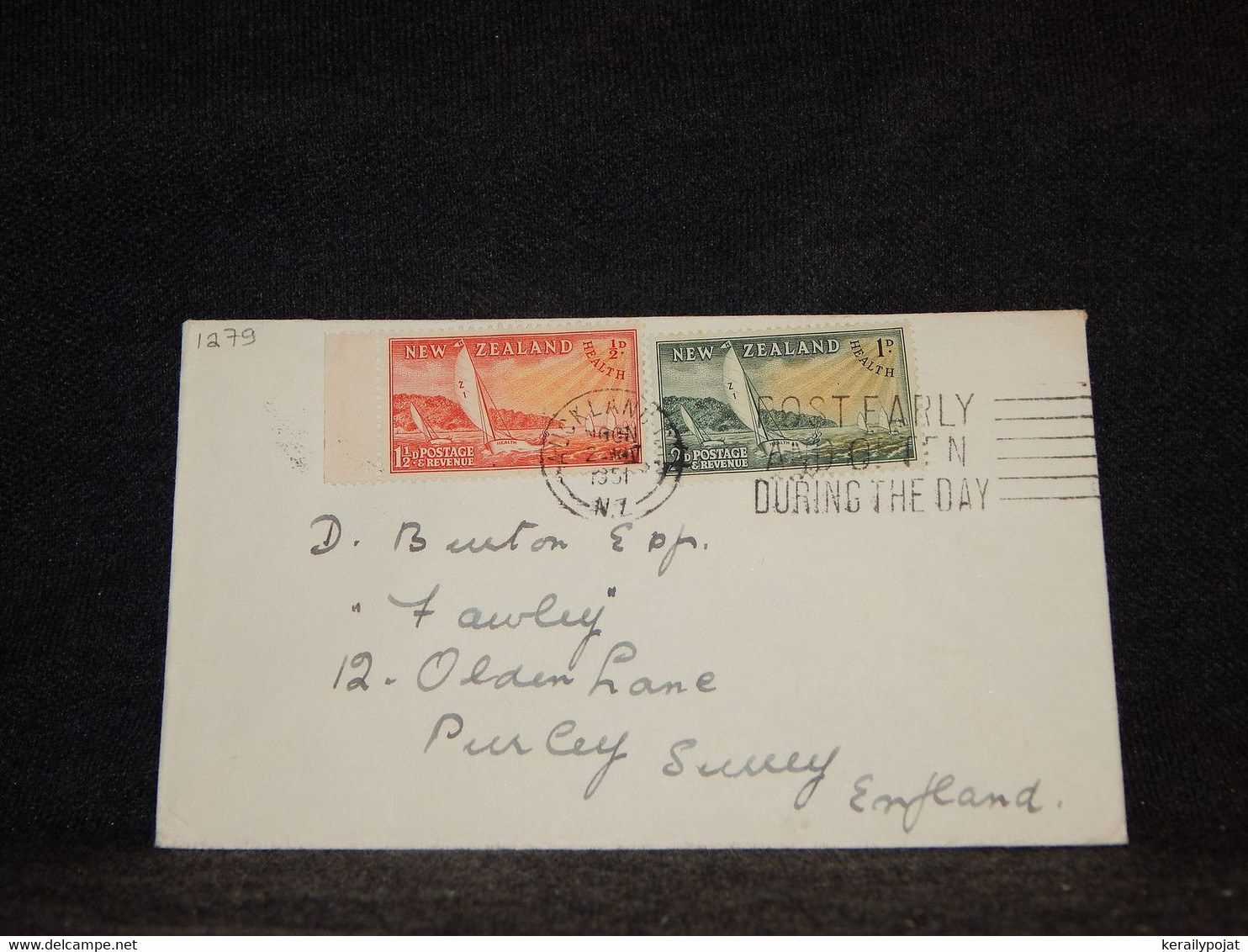 New Zealand 1951 Aucland Cover To Finland__(1279) - Cartas & Documentos